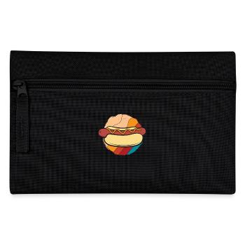 Amateur de hot-dogs style rétro - Trousse - noir - Devant
