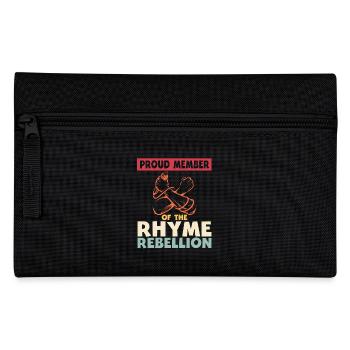 Poésie Slam Comptine Rébellion Slam Poésie - Trousse - noir - Devant