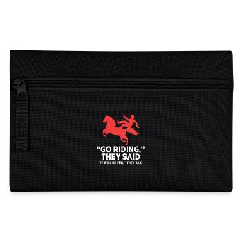 Courses de chevaux - Trousse - noir - Devant
