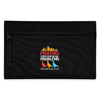 Pigeons Pigeon - Pencil Case - black - Front