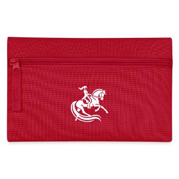 Cavalière de dressage - Trousse - rouge - Devant