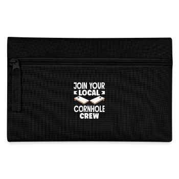 Cornhole Crew for Cornhole Lovers - Pencil Case - black - Front