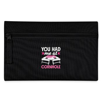 Tu m’as eu à cornhole lover - Trousse - noir - Devant