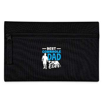 Bester Cornhole Papa Ever Cornhole Liebhaber - Federtasche - Schwarz - Vorne