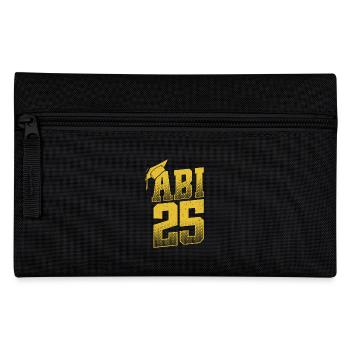 ABITUR 2025 ABI Geschafft Abiturient Lustiges - Federtasche - Schwarz - Vorne