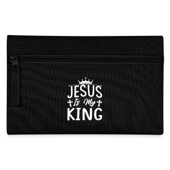 Jésus est mon Roi - Trousse - noir - Devant