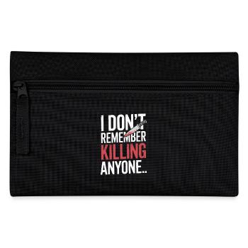 Murder Mystery Dinner Outfit, Party, Crime Scene - Pencil Case - black - Front