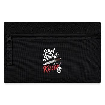 Murder Mystery Dinner Outfit, Party, Crime Scene - Pencil Case - black - Front