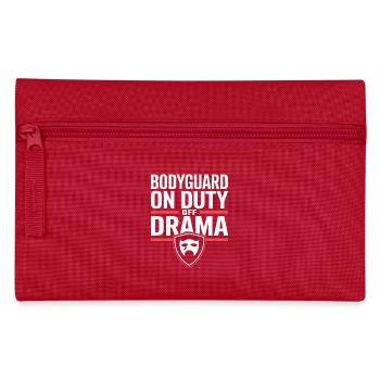 Private Security Professional Bodyguard Vip - Federtasche - Rot - Vorne