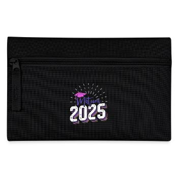 MATURA 2025 Maturant Matura Geschafft Lustiges - Federtasche - Schwarz - Vorne