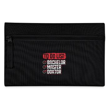 Doktortitel TO DO LIST: BACHELOR MASTER DOKTOR - Federtasche - Schwarz - Vorne