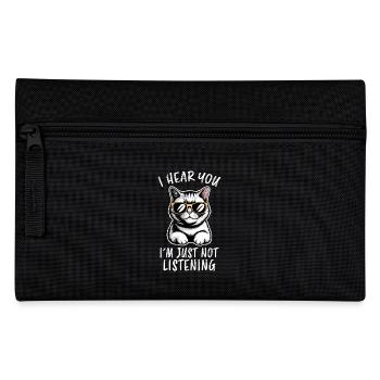 British Shorthair Dire Drôle de Chats Cadeau - Trousse - noir - Devant