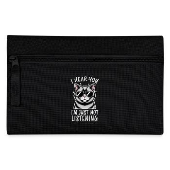British Shorthair Dire Drôle de Chats Cadeau - Trousse - noir - Devant