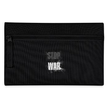 STOP À LA GUERRE – PAS DE GUERRE – PAIX - Trousse - noir - Devant