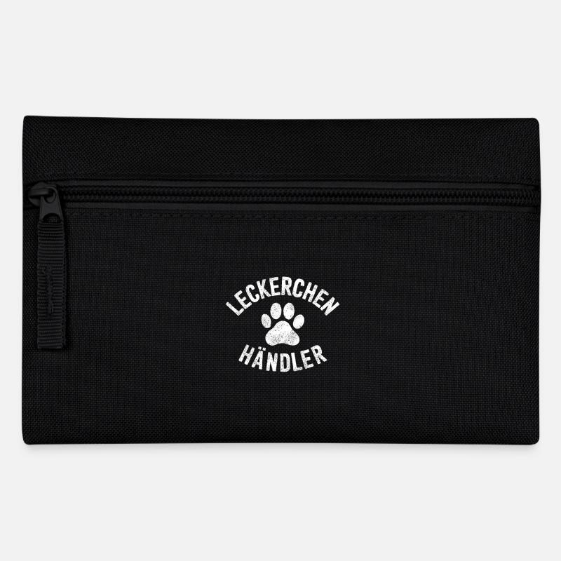 Hundebesitzer lustiger Spruch Hund Geschenk Idee - Federtasche - Schwarz