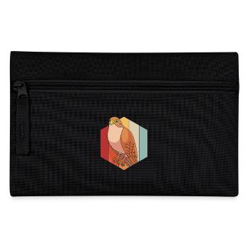 Falke Chirp Falknerei - Federtasche - Schwarz - Vorne