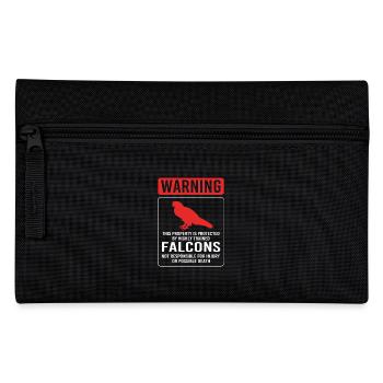 Falke Falknerei Chirp - Federtasche - Schwarz - Vorne