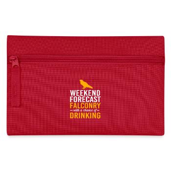 Falke Chirp Falknerei - Federtasche - Rot - Vorne