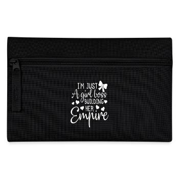 I am Just A Girl Building Her Empire - Pencil Case - black - Front