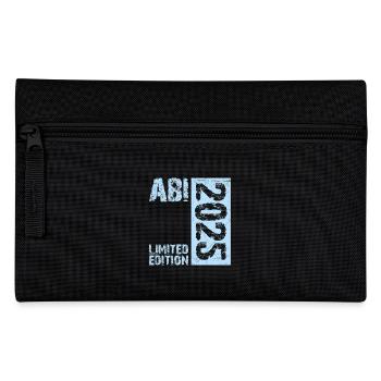 ABI 2025 Abitur Abschluss Lustiges Abiturienten - Federtasche - Schwarz - Vorne
