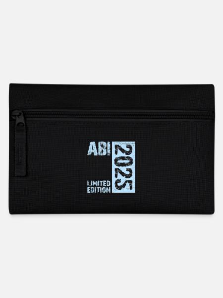 ABI 2025 Abitur Abschluss Lustiges Abiturienten - Federtasche - Schwarz