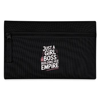 Just A Girl Building Empire Entrepreneur - Pencil Case - black - Front