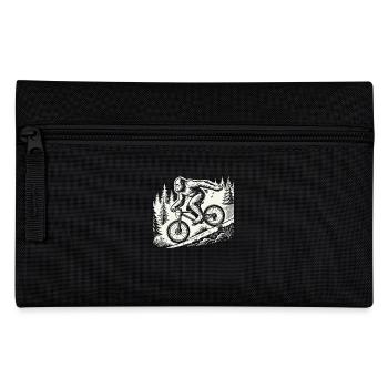 Adventure mountain biking with Bigfoot bike - Pencil Case - black - Front
