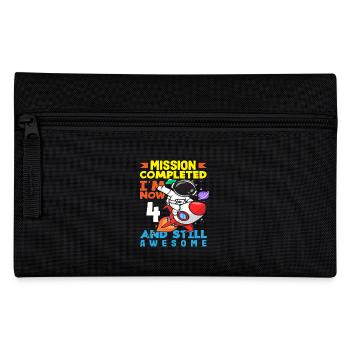 Mission accomplished I'm now 4 and still - Pencil Case - black - Front