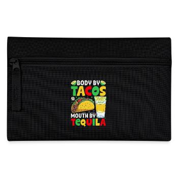 Tacos Tequila - Federtasche - Schwarz - Vorne