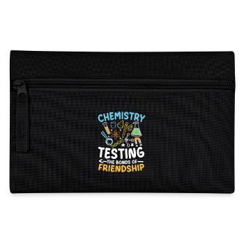 Chemistry: Test the Bonds of Friendship - STEM - Pencil Case - black - Front