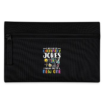 Chemistry Jokes: STEM Education for School - Pencil Case - black - Front