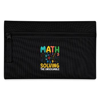 Mathe Lösen des Unlösbaren Stem Bildung Kreativ - Federtasche - Schwarz - Vorne
