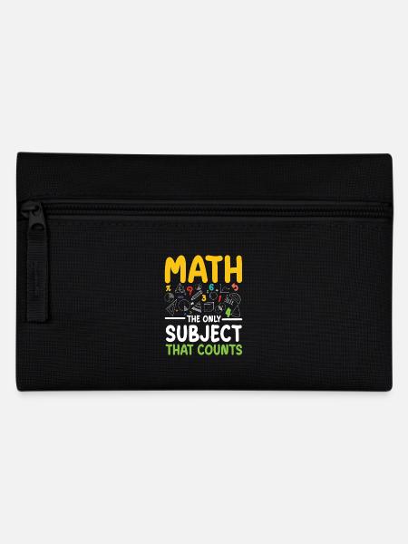 Mathe: Das Einzige Fach Für STEM Bildung - Federtasche - Schwarz