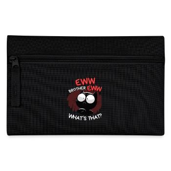 Eww Brother Eww Meme What's that? Schwarze Katze - Federtasche - Schwarz - Vorne