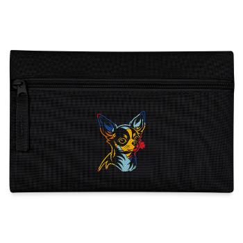 Chien Chihuahua - Trousse - noir - Devant