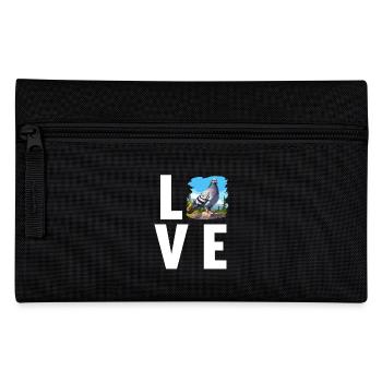 Pigeons Pigeon - Pencil Case - black - Front