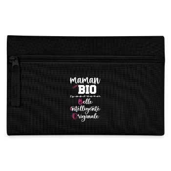 Cadeau maman personnalisé humour fête des mères - Trousse - noir - Devant