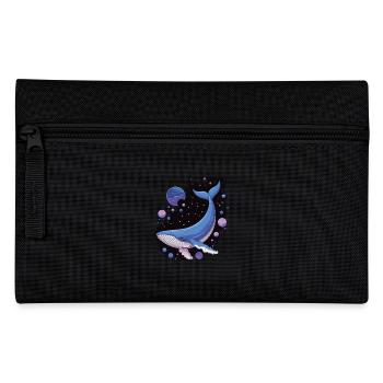 Baleine dans la galaxie - Trousse - noir - Devant
