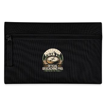 Offizieller Geocaching-Profi: Finde Mich Auf Den - Federtasche - Schwarz - Vorne