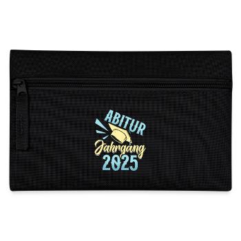 ABITUR JAHRGANG 2025 Abiturienten Lustiges - Federtasche - Schwarz - Vorne