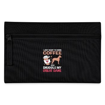 Great Dane - Pencil Case - black - Front