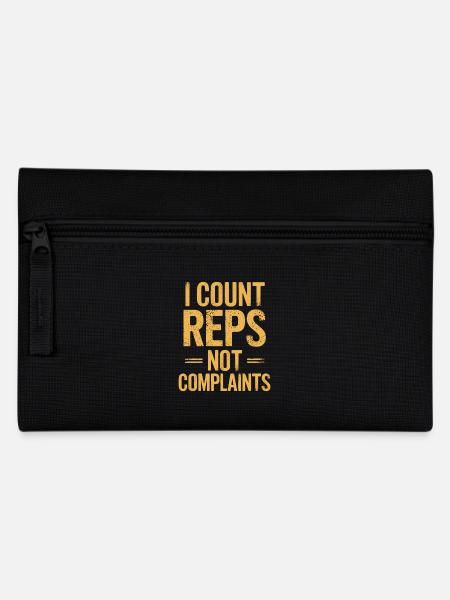 Weightlifter -coach -strength trainer powerlifting - Pencil Case - black