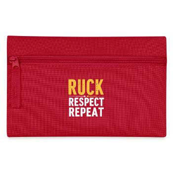 Joueuse de rugby Fan féminine Fan avec - Trousse - rouge - Devant