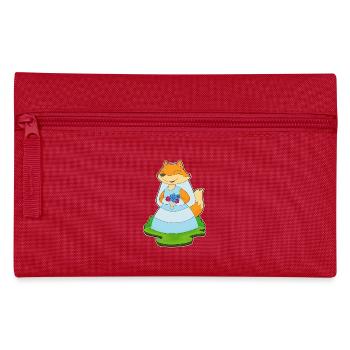 Fox Bridal Veil Wedding - Pencil Case - red - Front