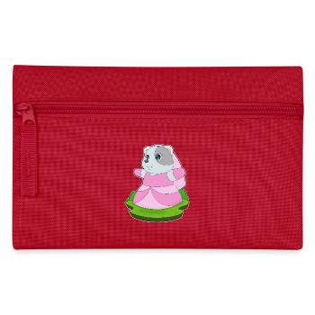 Hamster Bridal Veil Wedding - Pencil Case - red - Front