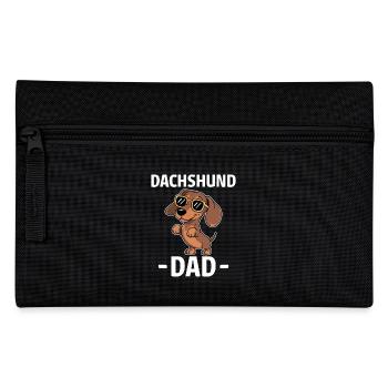 Teckel disant teckel papa drôle teckel cadeau - Trousse - noir - Devant