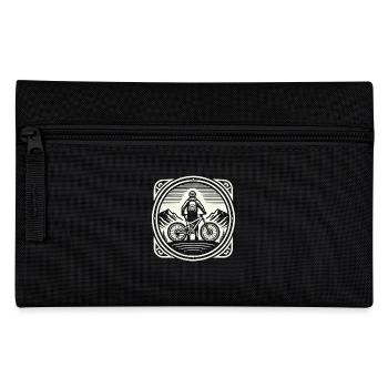 VTT Aventure Vélo Paysage de montagne - Trousse - noir - Devant