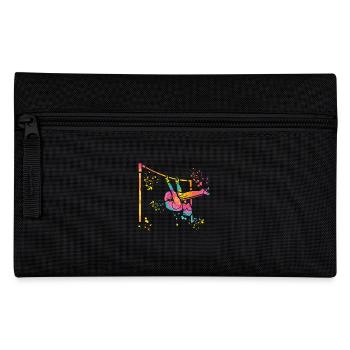 Gymnast high bar artistic gymnastics - Pencil Case - black - Front