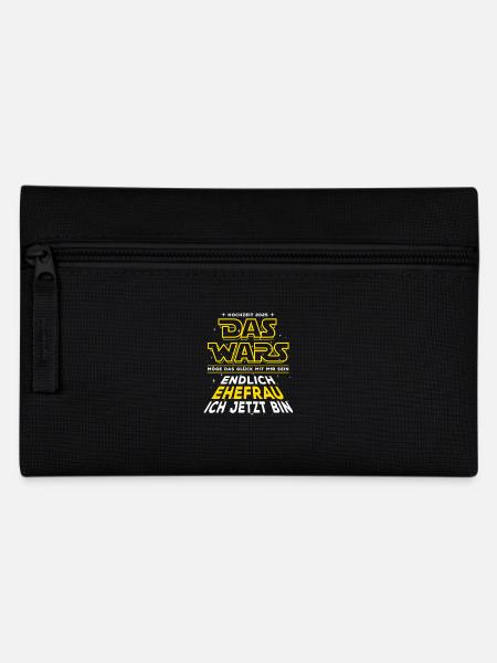 Das Wars - Hochzeit 2025 - Endlich Ehefrau - Federtasche - Schwarz
