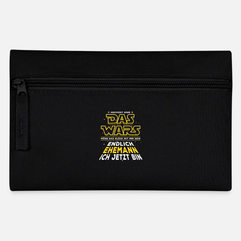 Das Wars - Endlich Ehemann - Hochzeit 2025 - Federtasche - Schwarz